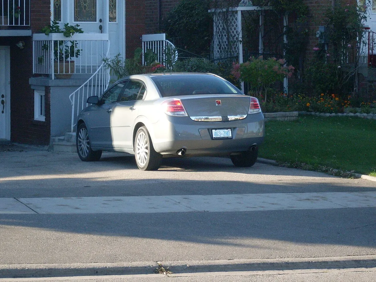 Saturn Aura, rear
