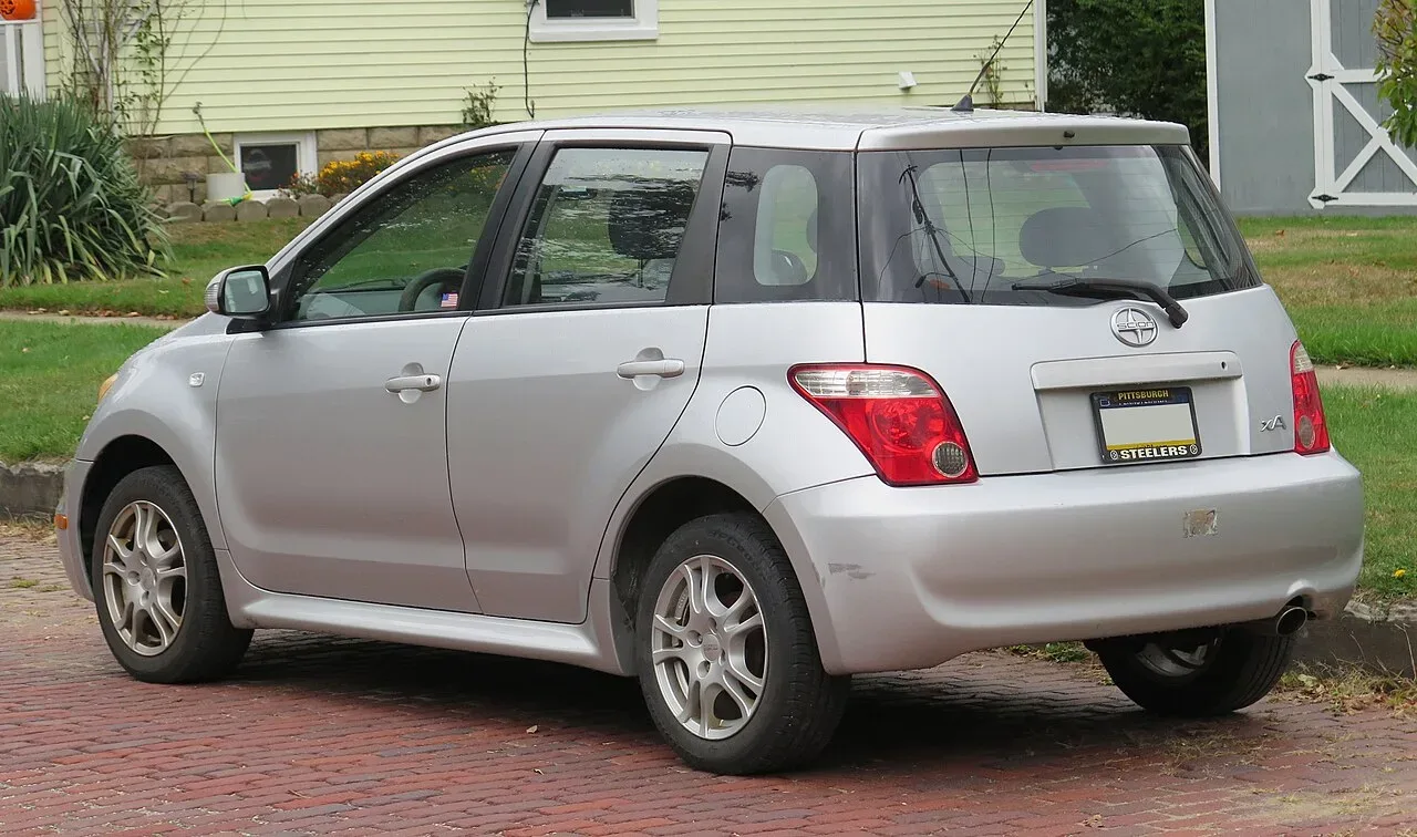 Scion xA, rear