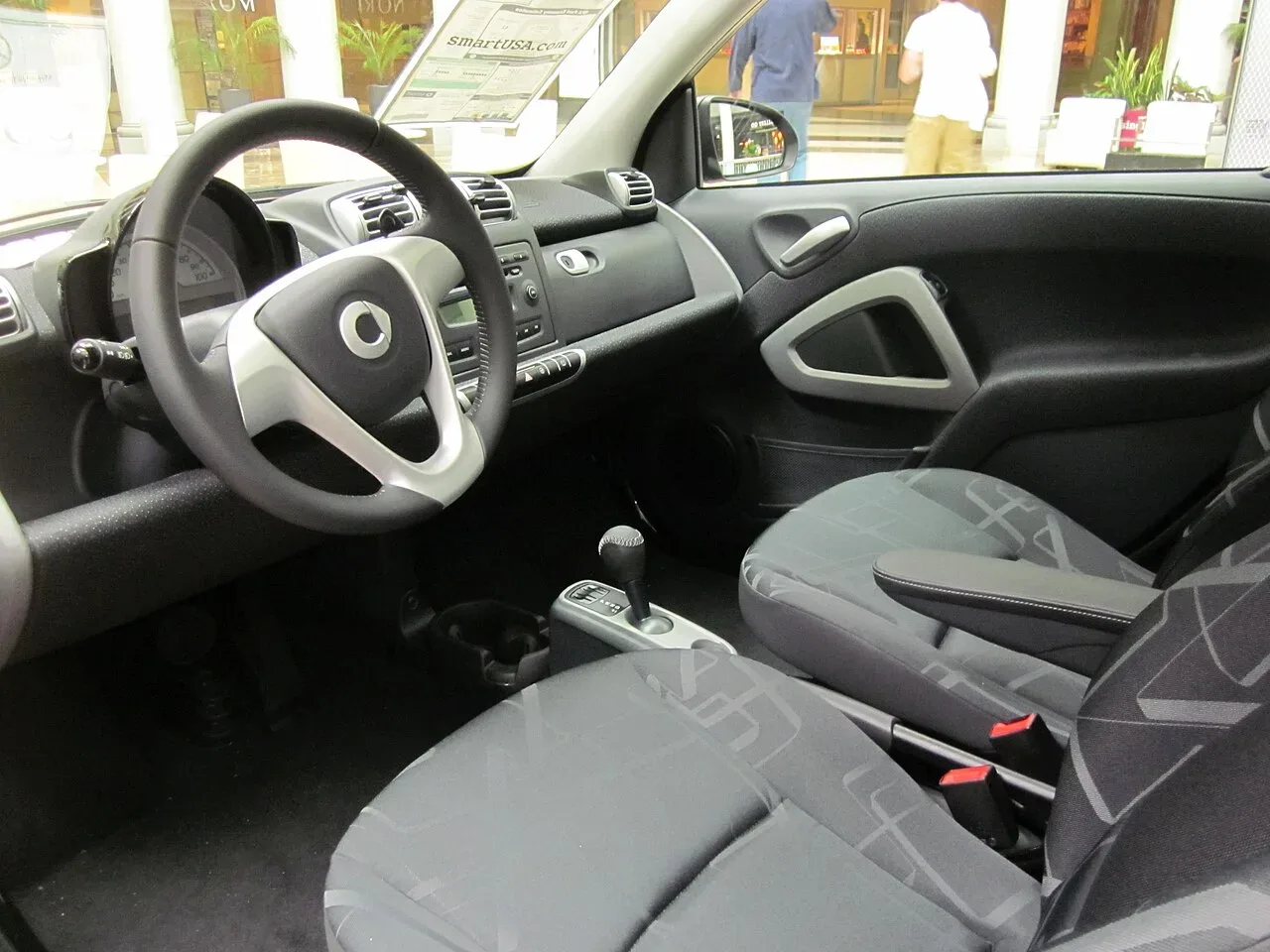 smart fortwo, interior