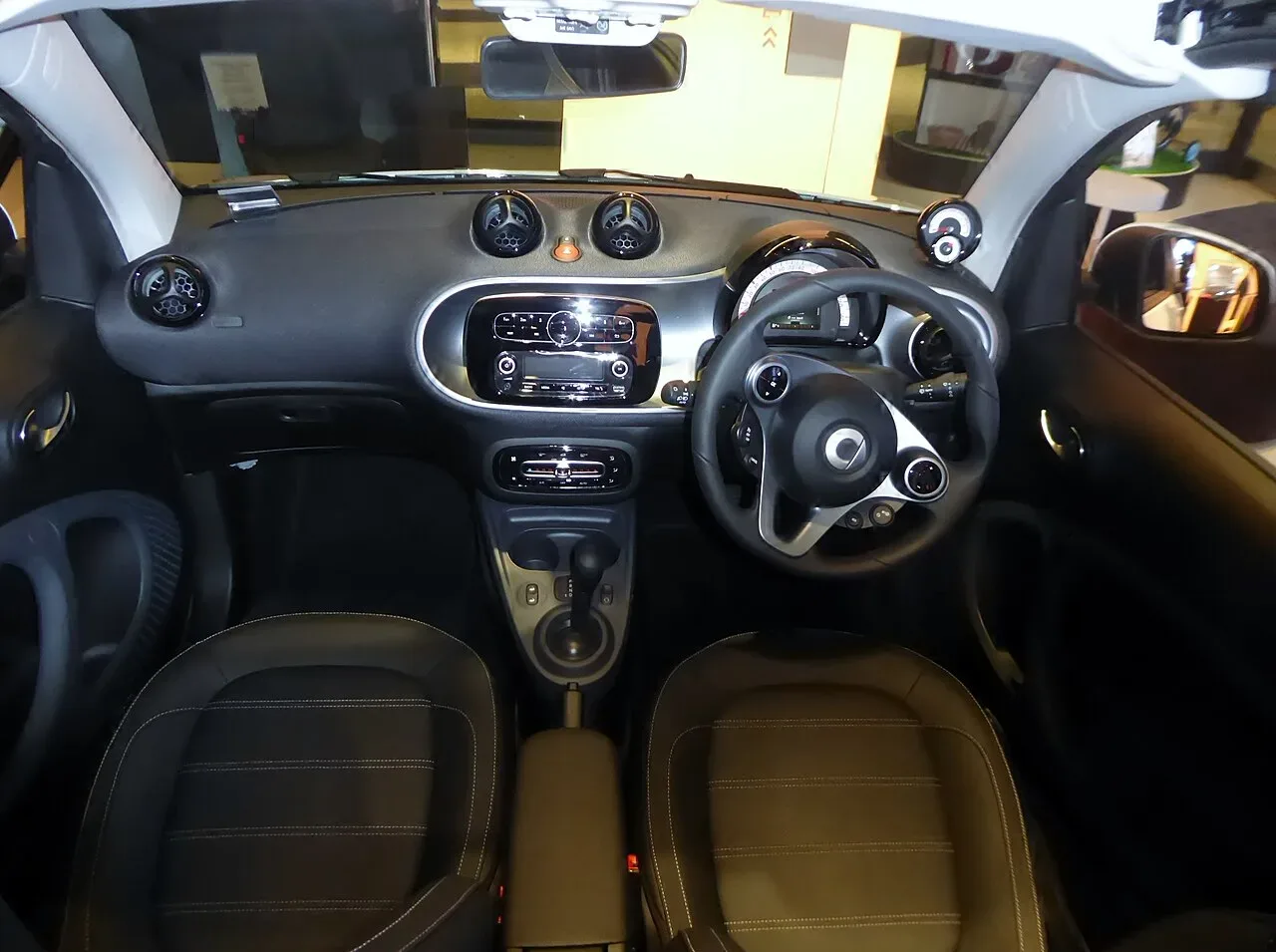 smart fortwo, interior