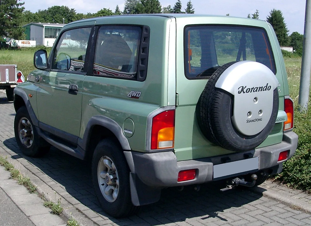 SsangYong Korando second generation, rear