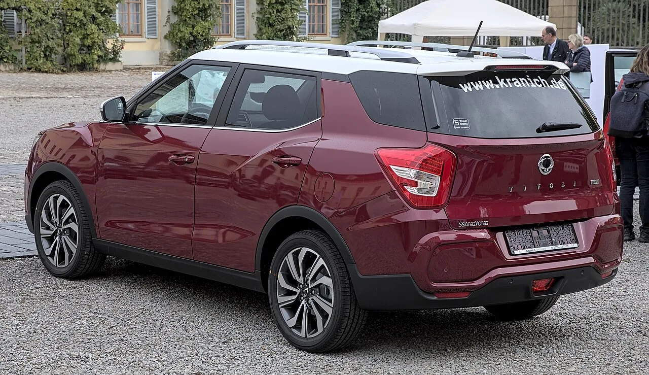 SsangYong Tivoli facelift, rear
