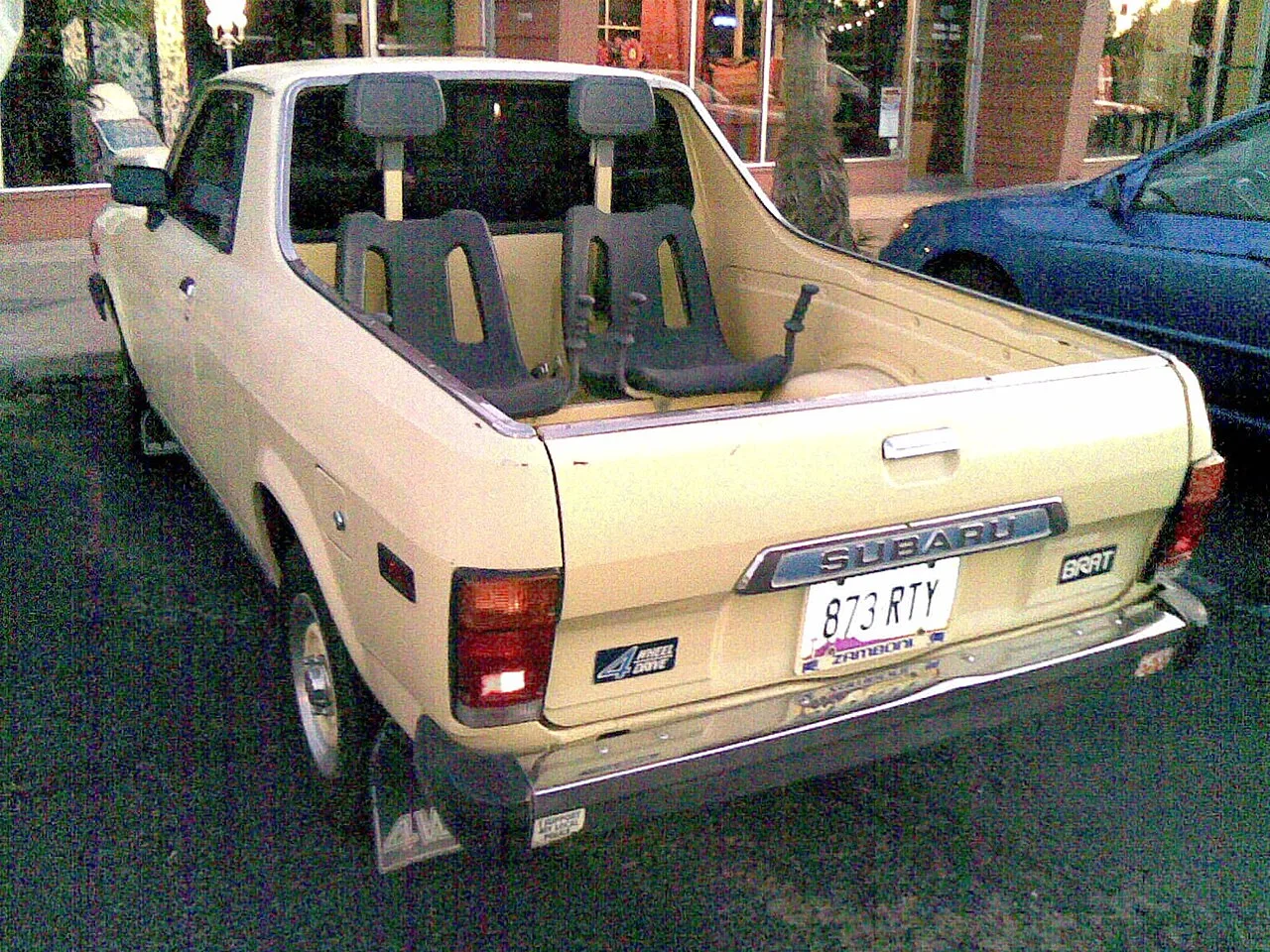 Subaru Brat, rear