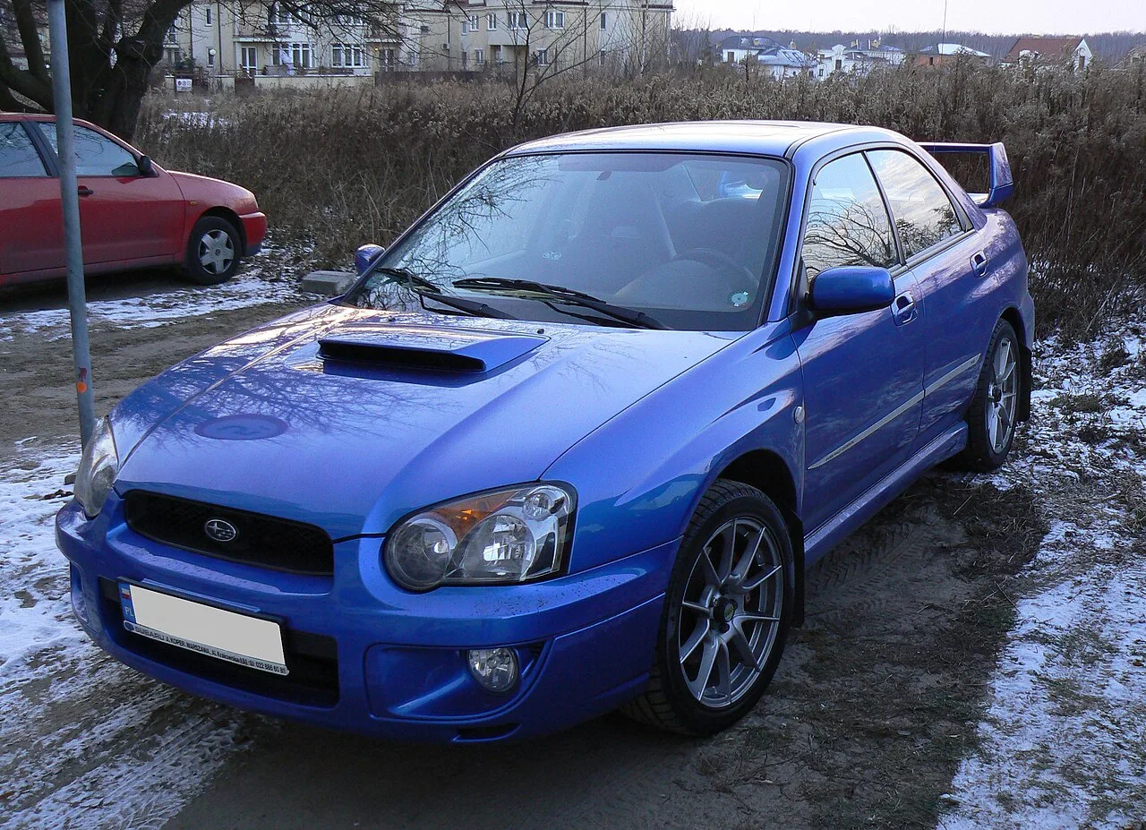Subaru Impreza STI, side