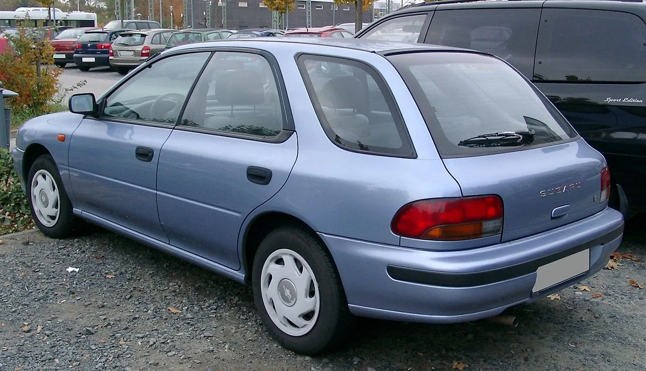 Subaru Impreza STI, rear