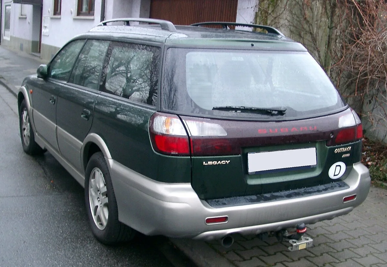 Subaru Legacy BC/BJ/BF first generation, rear