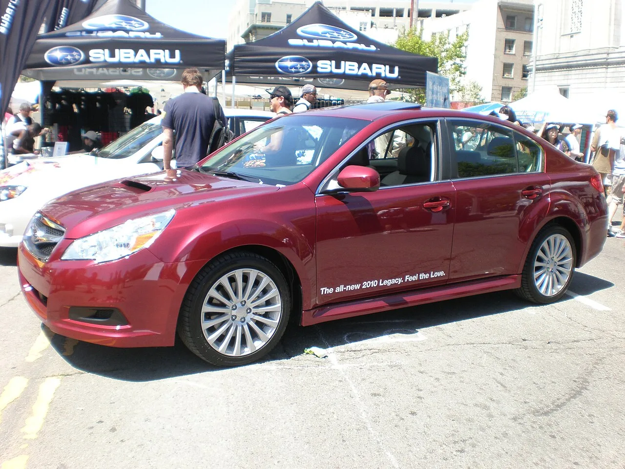 Subaru Legacy GT Wagon, side
