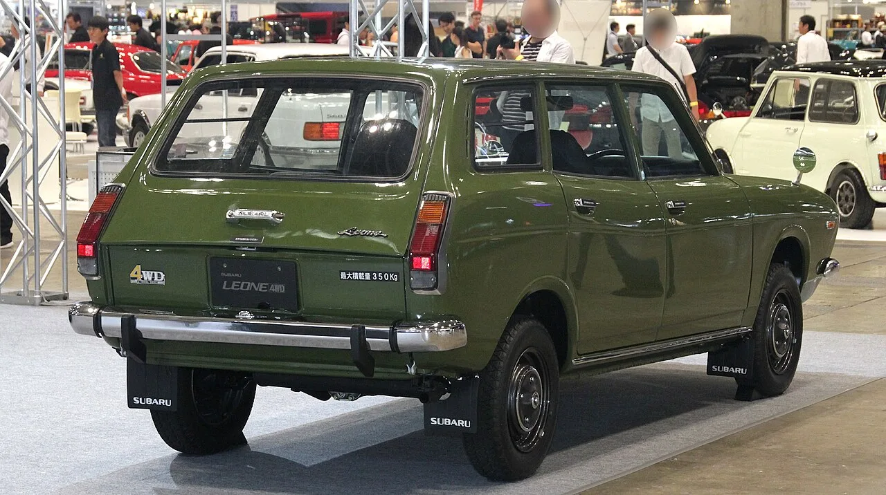 Subaru Leone first generation, rear