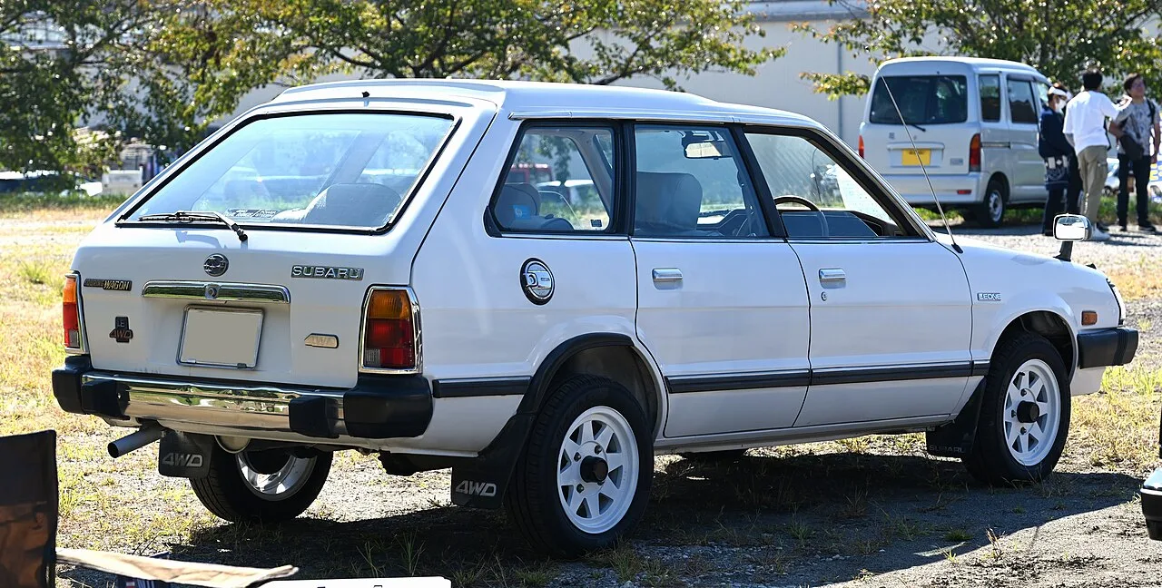 Subaru Leone second generation, rear