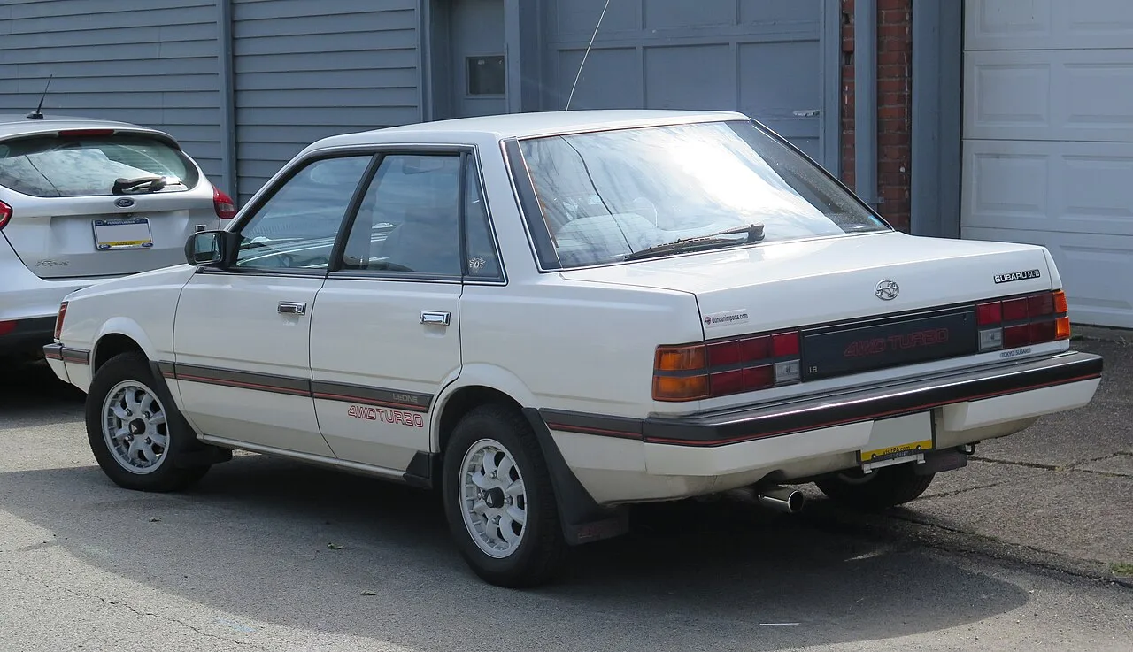 Subaru Leone RX Turbo, rear