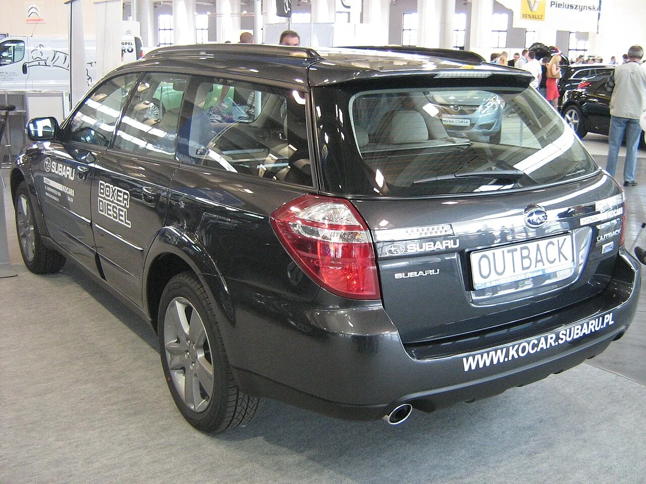 Subaru Outback BL/BP third generation, rear