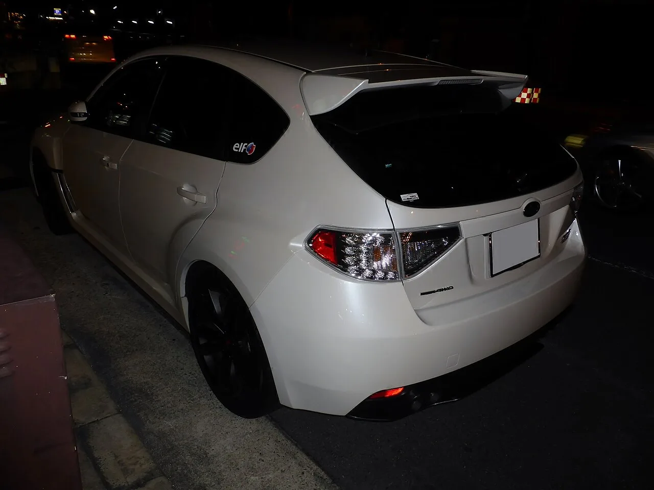 Subaru WRX STI, rear