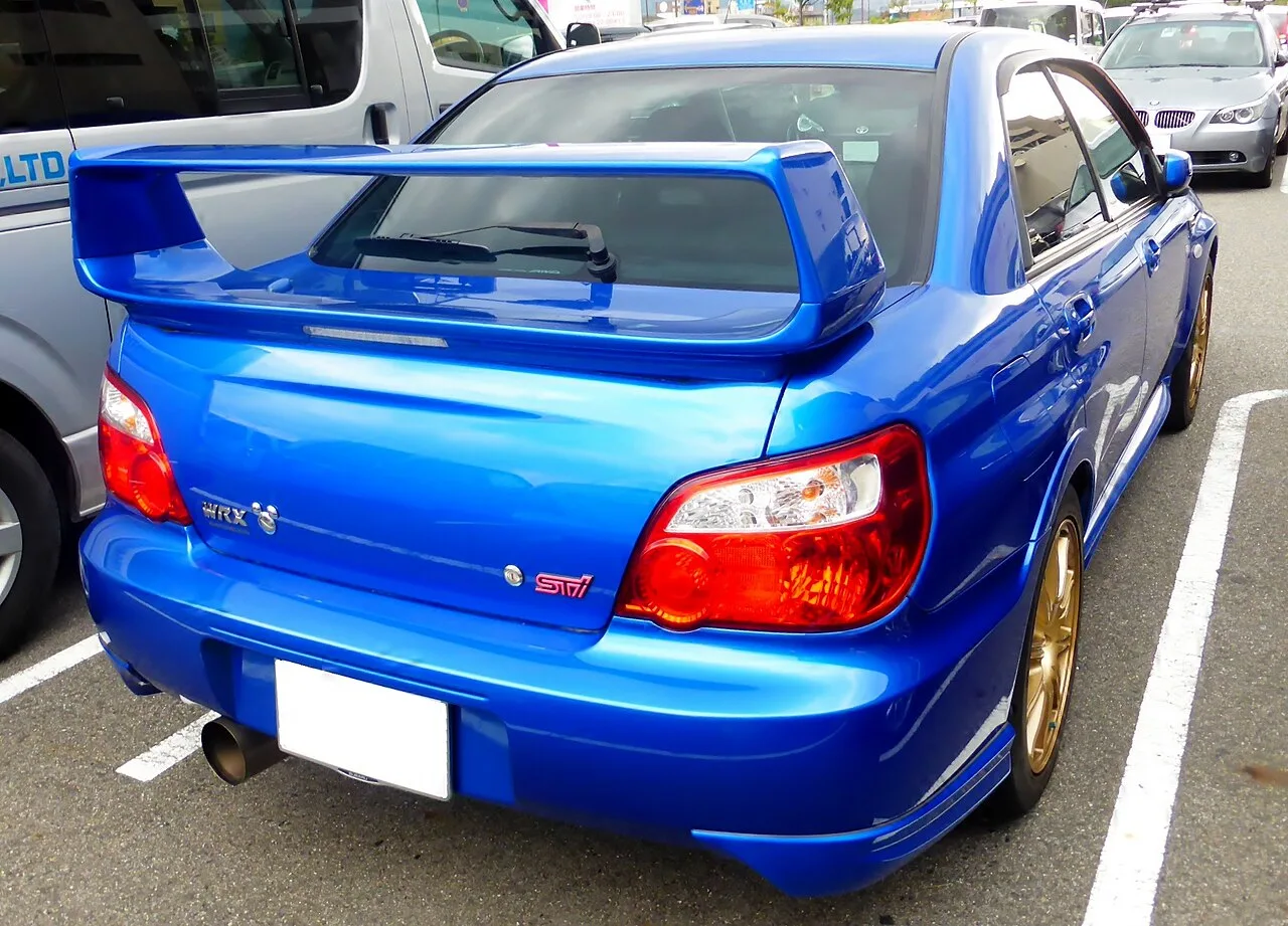 Subaru WRX STI, rear