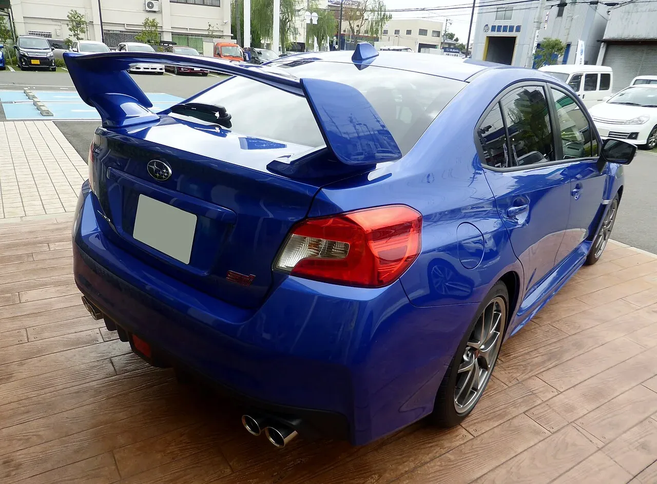Subaru WRX, rear