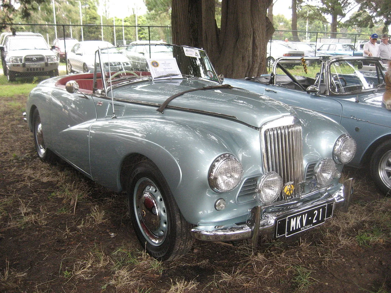 Sunbeam Alpine Series I–V, side