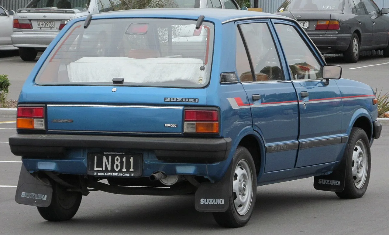 Suzuki Alto CA71 / CC71 / CA72, rear