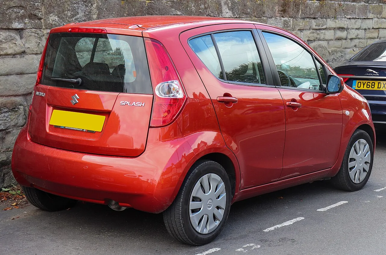 Suzuki Splash, rear