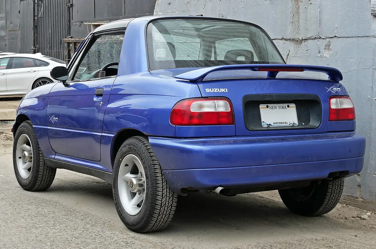 Suzuki X-90, rear
