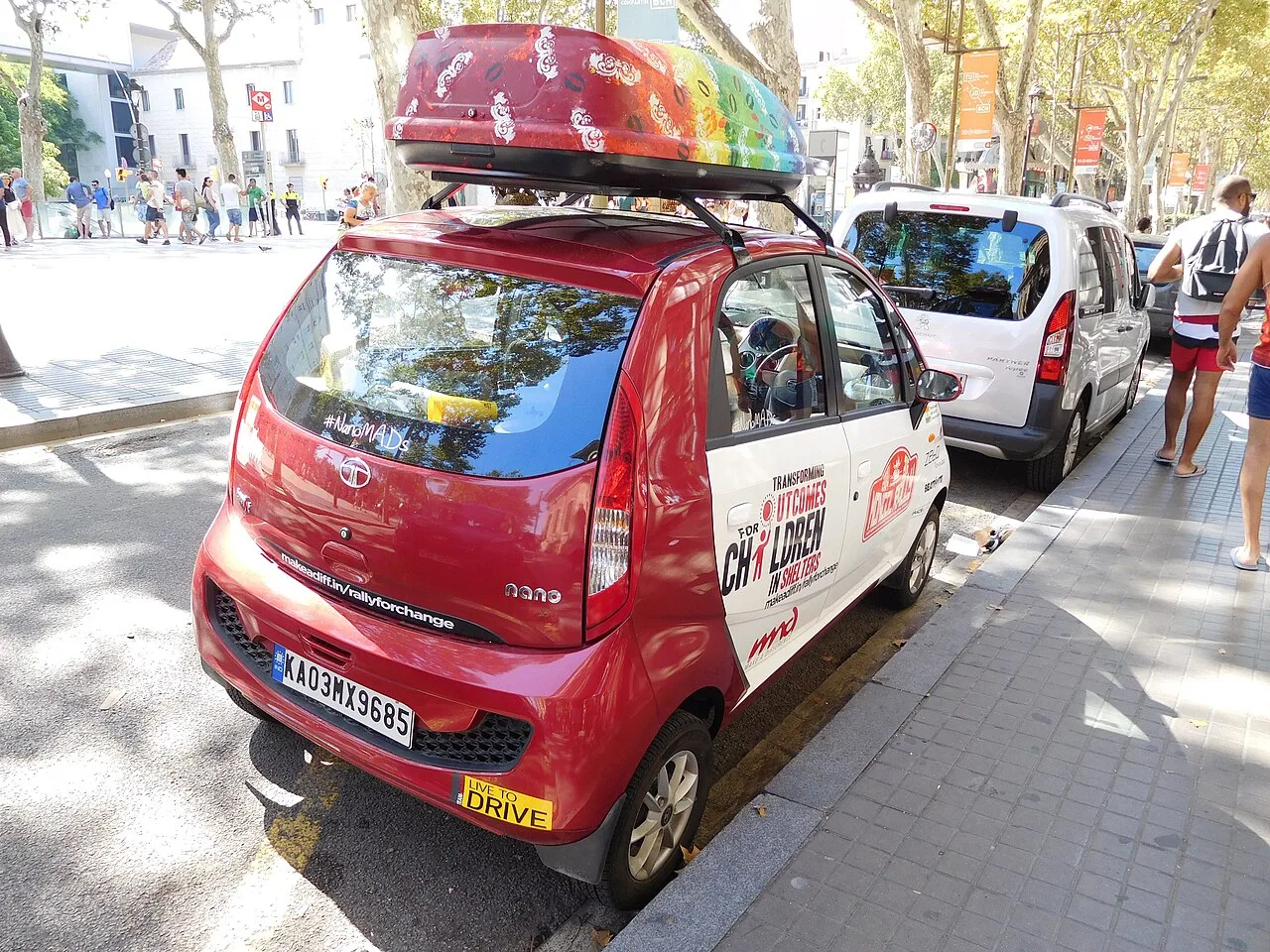 Tata Nano, rear