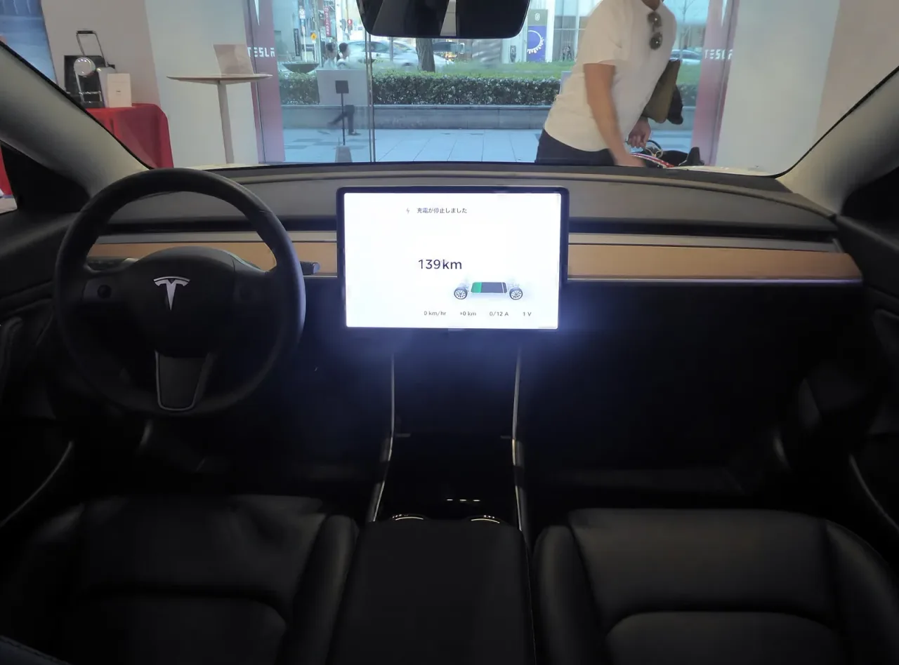 Tesla Model 3, interior
