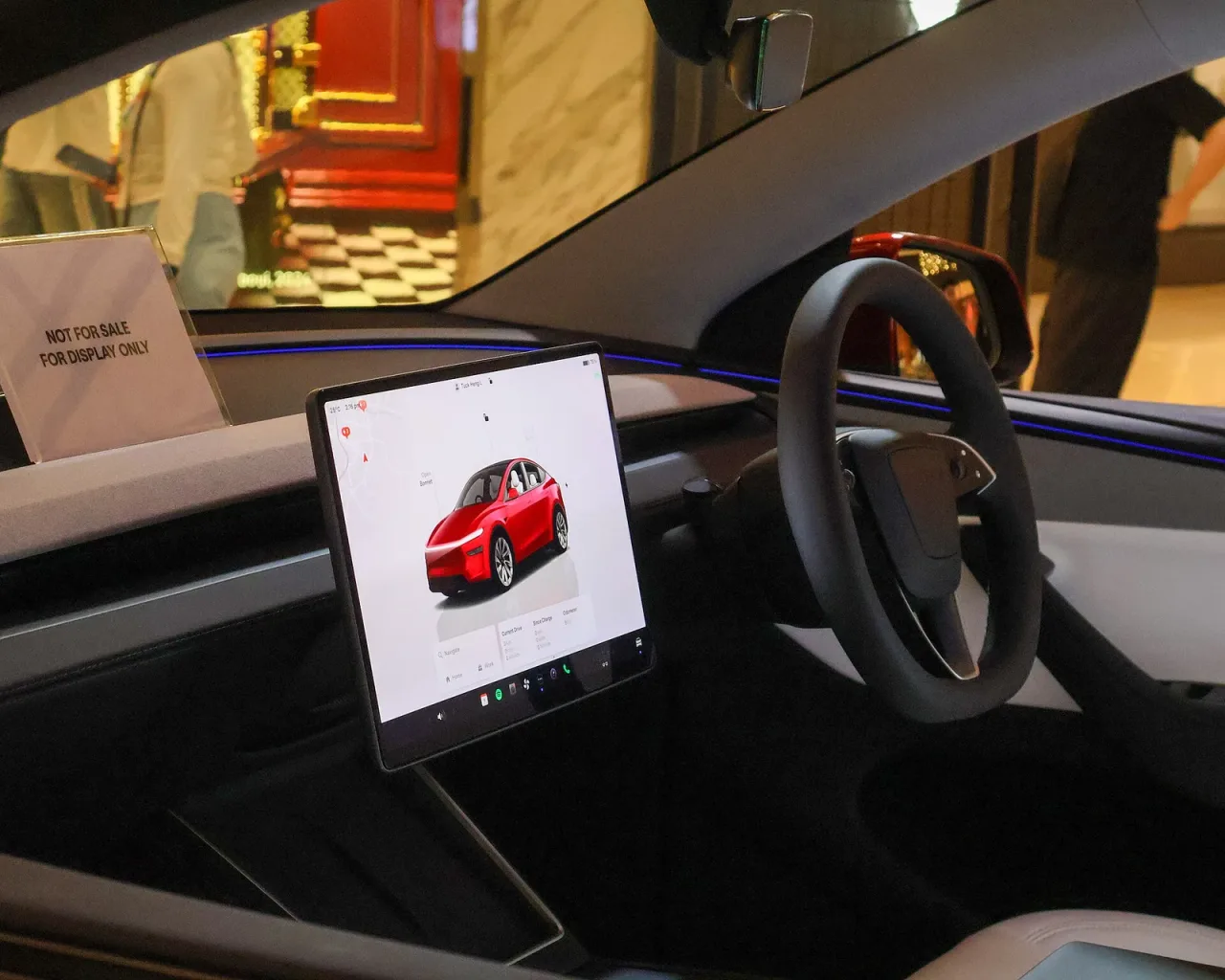 Tesla Model Y, interior