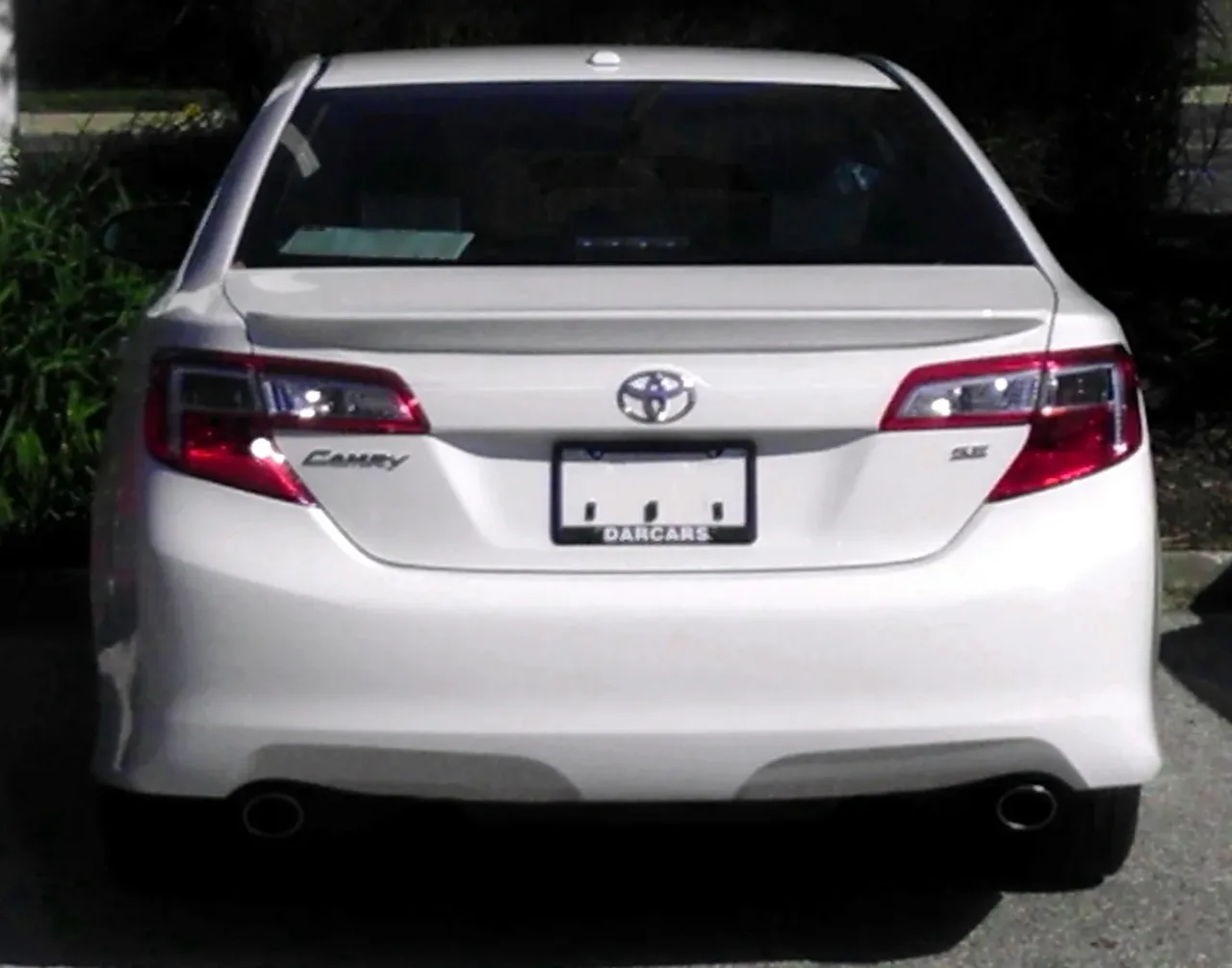 Toyota Camry, rear