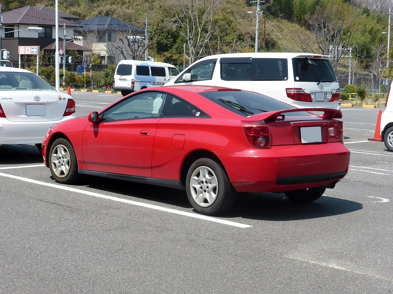 Toyota Celica, rear