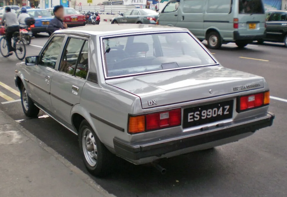 Toyota Corolla E70 fourth generation, rear
