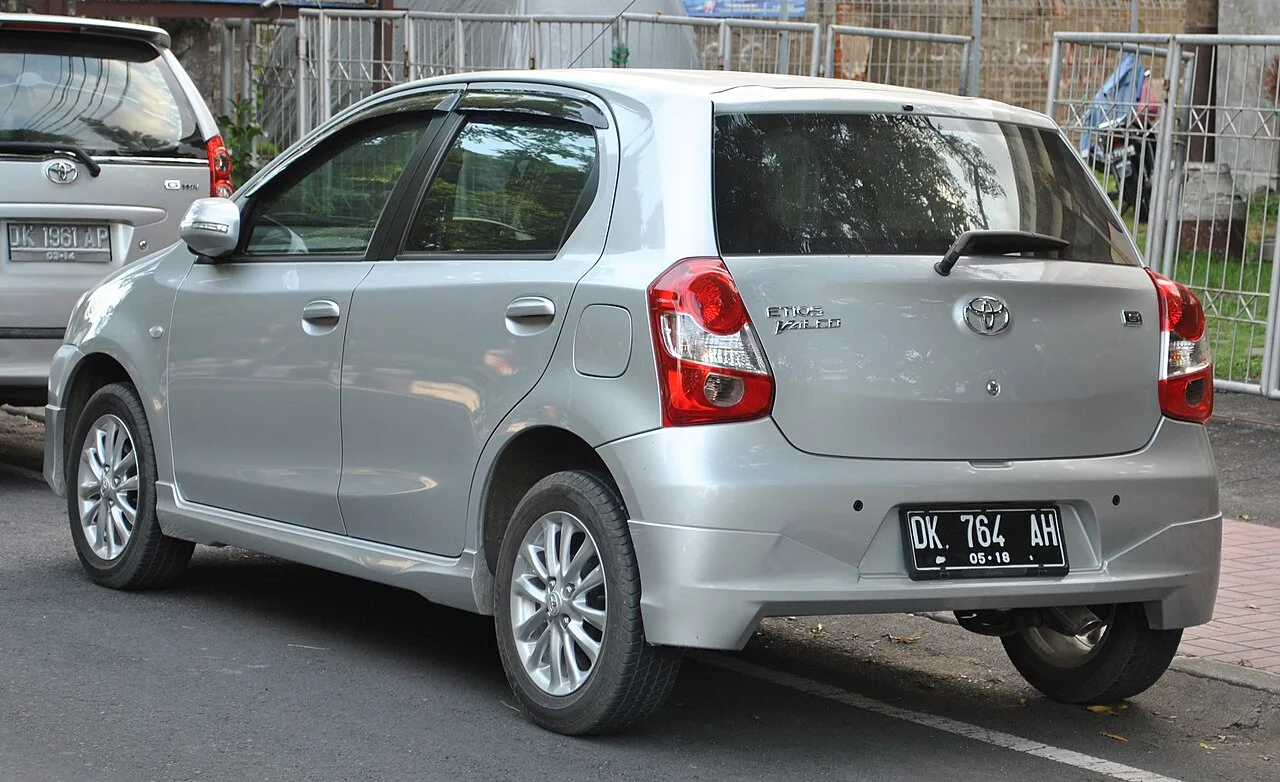 Toyota Etios AK10, rear