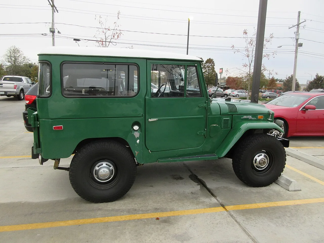 Toyota Land Cruiser, side