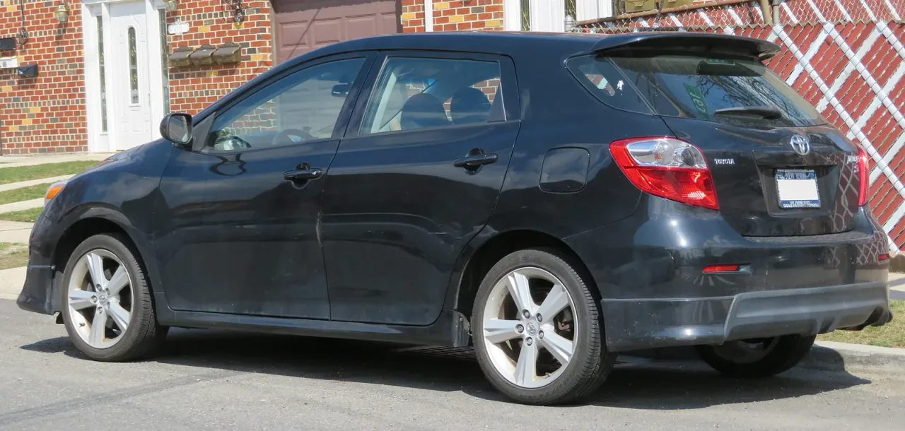 Toyota Matrix, rear