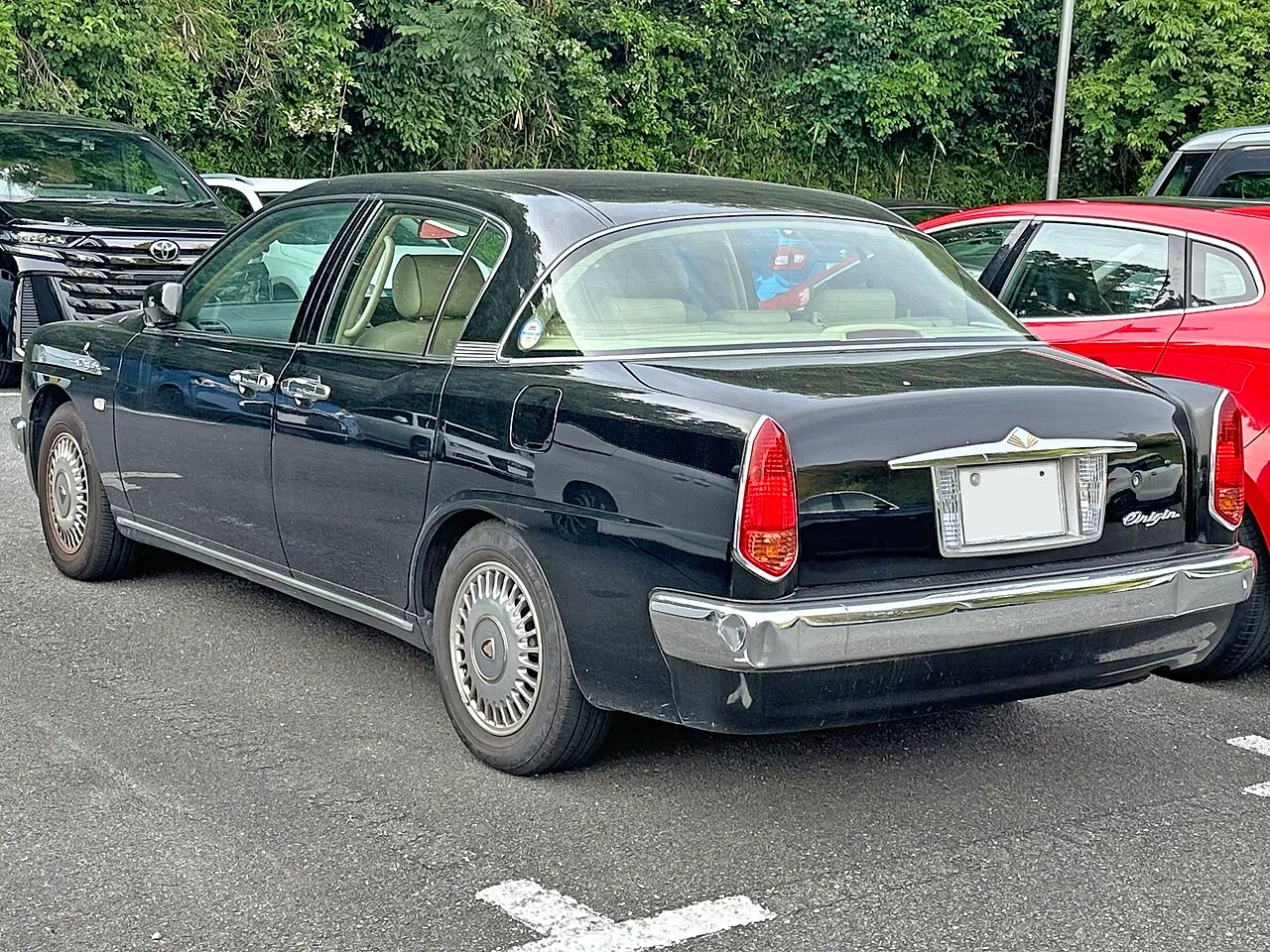 Toyota Origin, rear