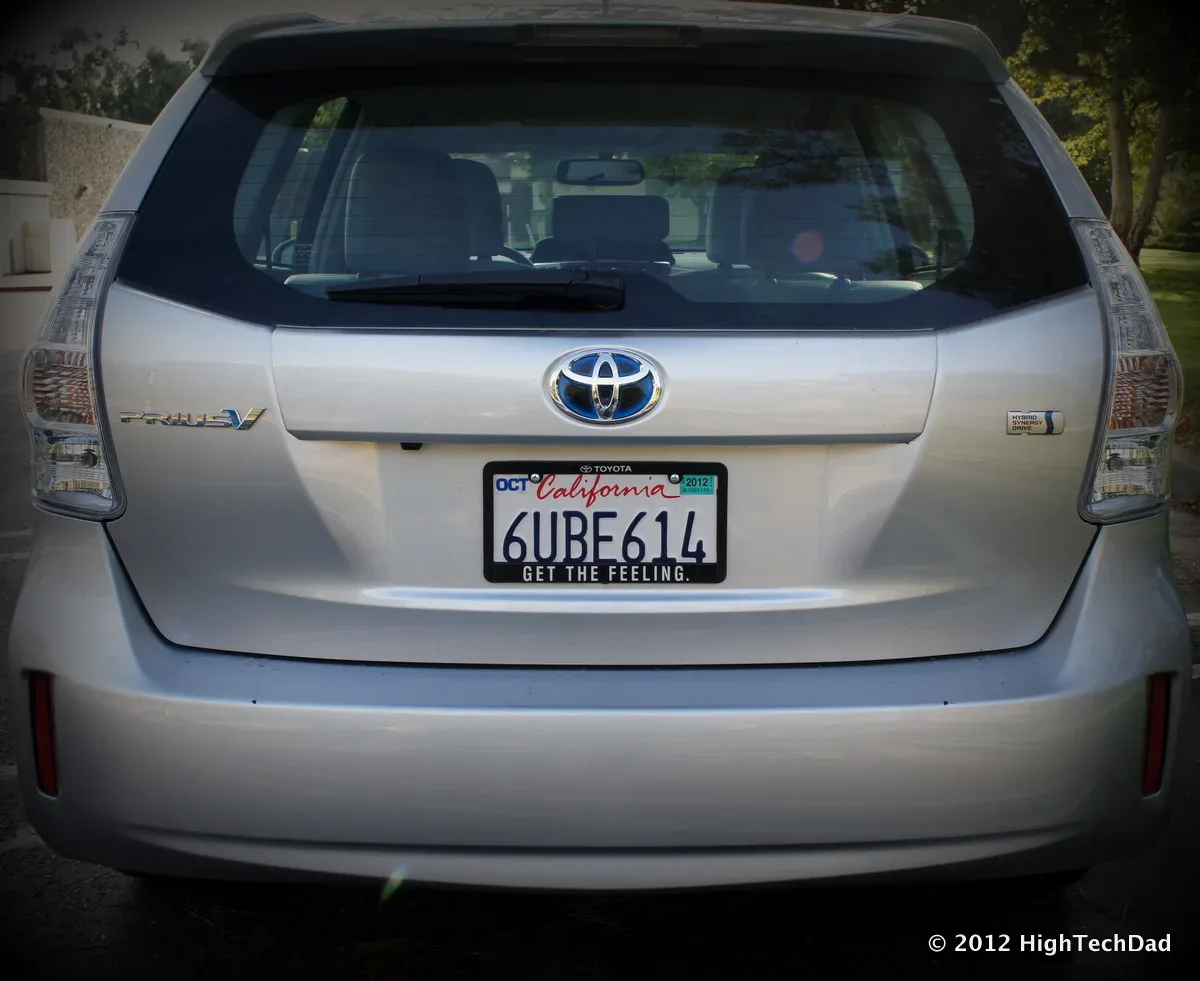 Toyota Prius v, rear