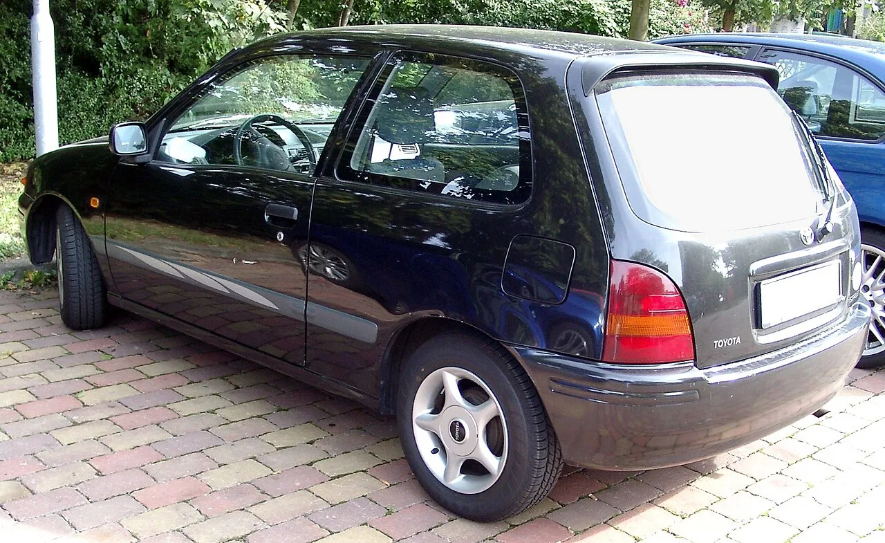 Toyota Starlet P40/P50 first generation, rear