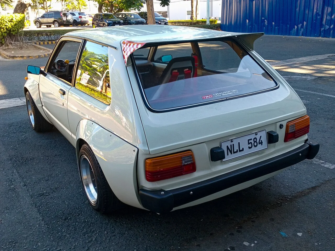 Toyota Starlet P60 second generation, rear