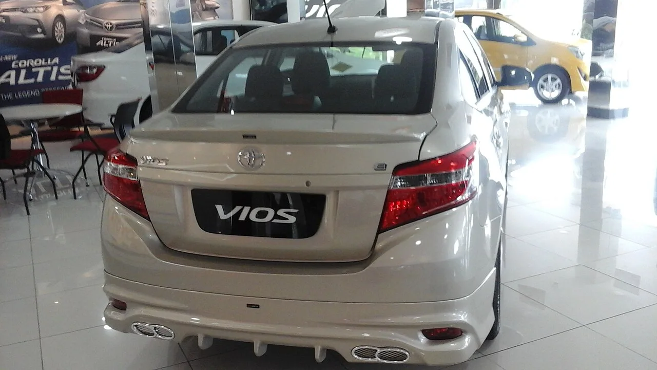 Toyota Vios XP150, rear