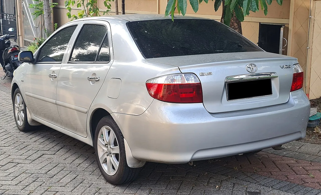 Toyota Vios Turbo, rear