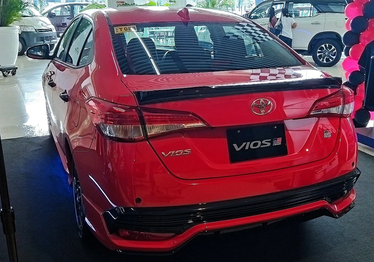 Toyota Vios AC100, rear