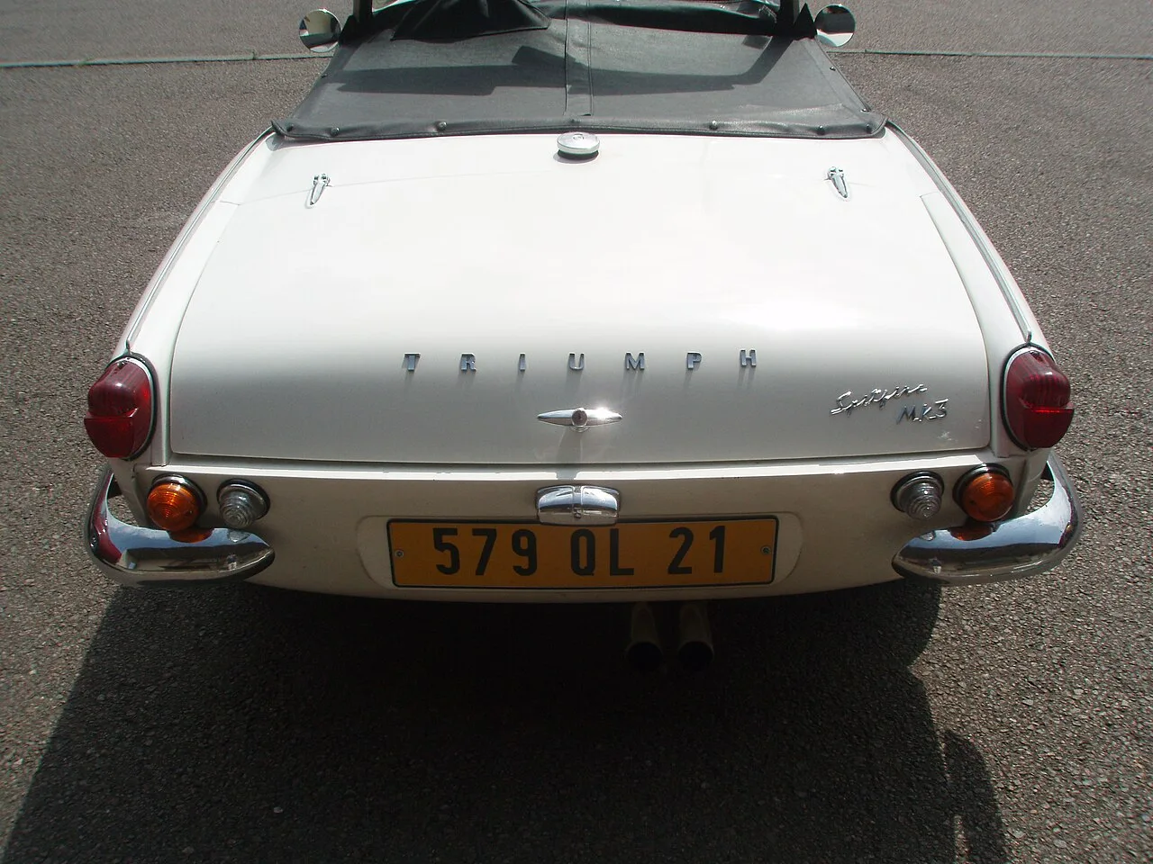 Triumph Spitfire, rear