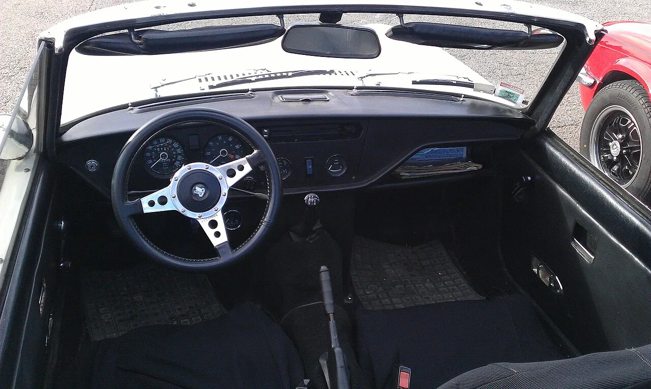 Triumph Spitfire, interior