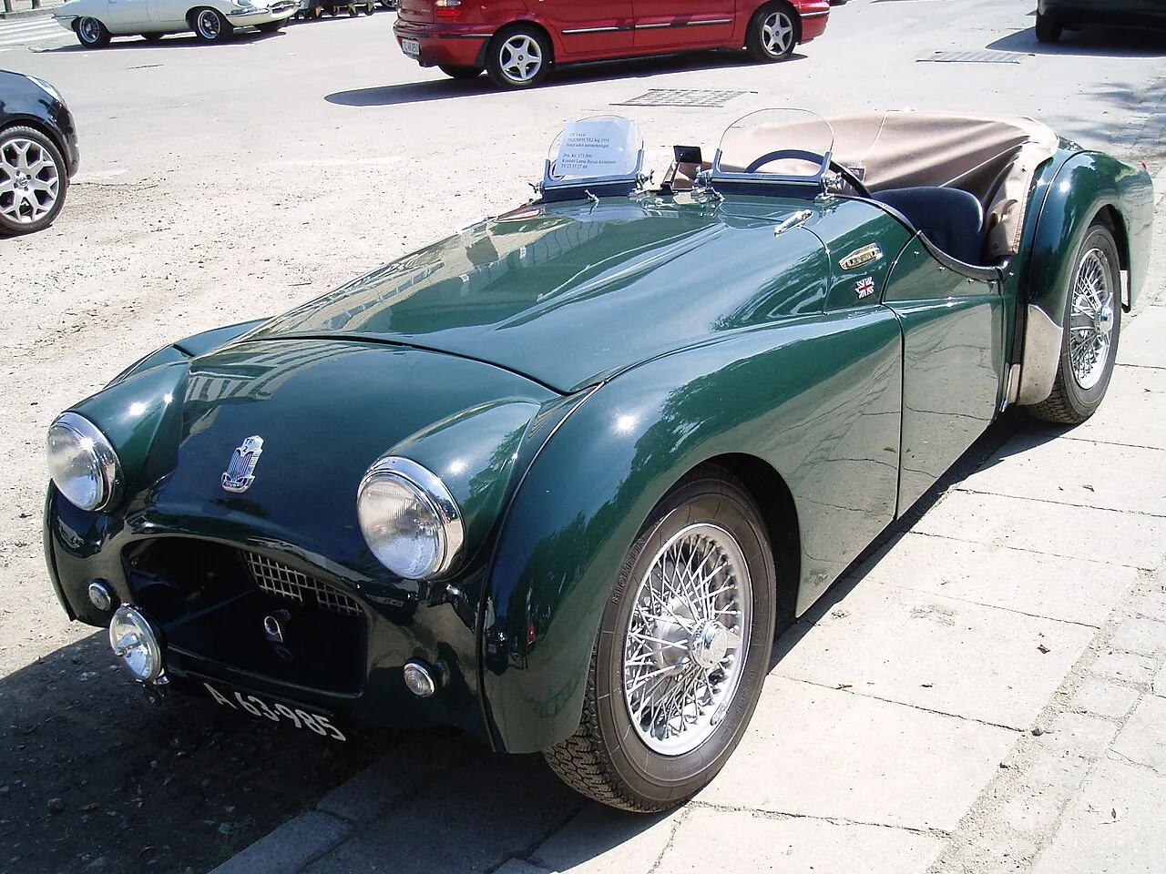 Triumph TR2, rear