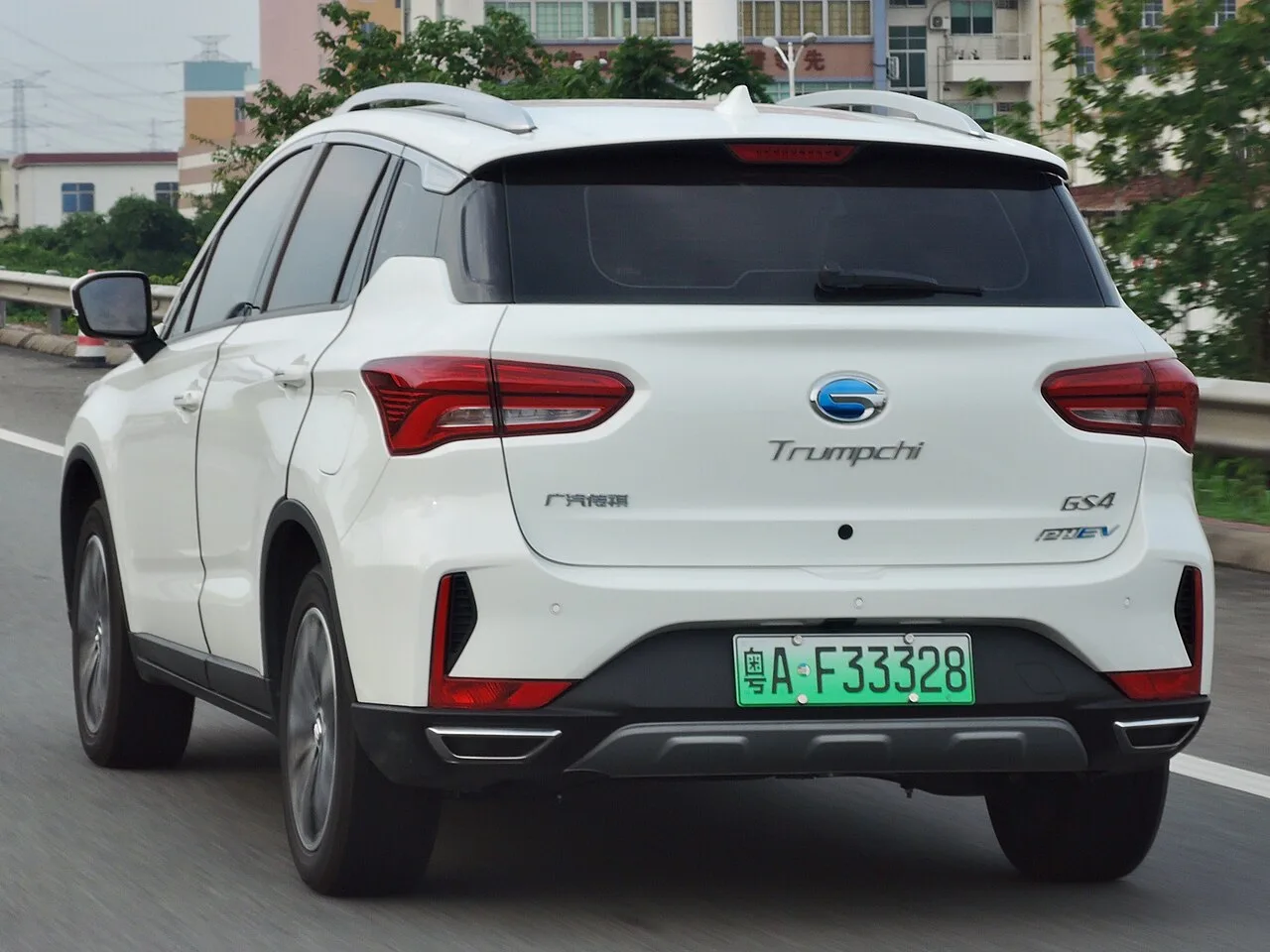 Trumpchi GS4 first generation, rear