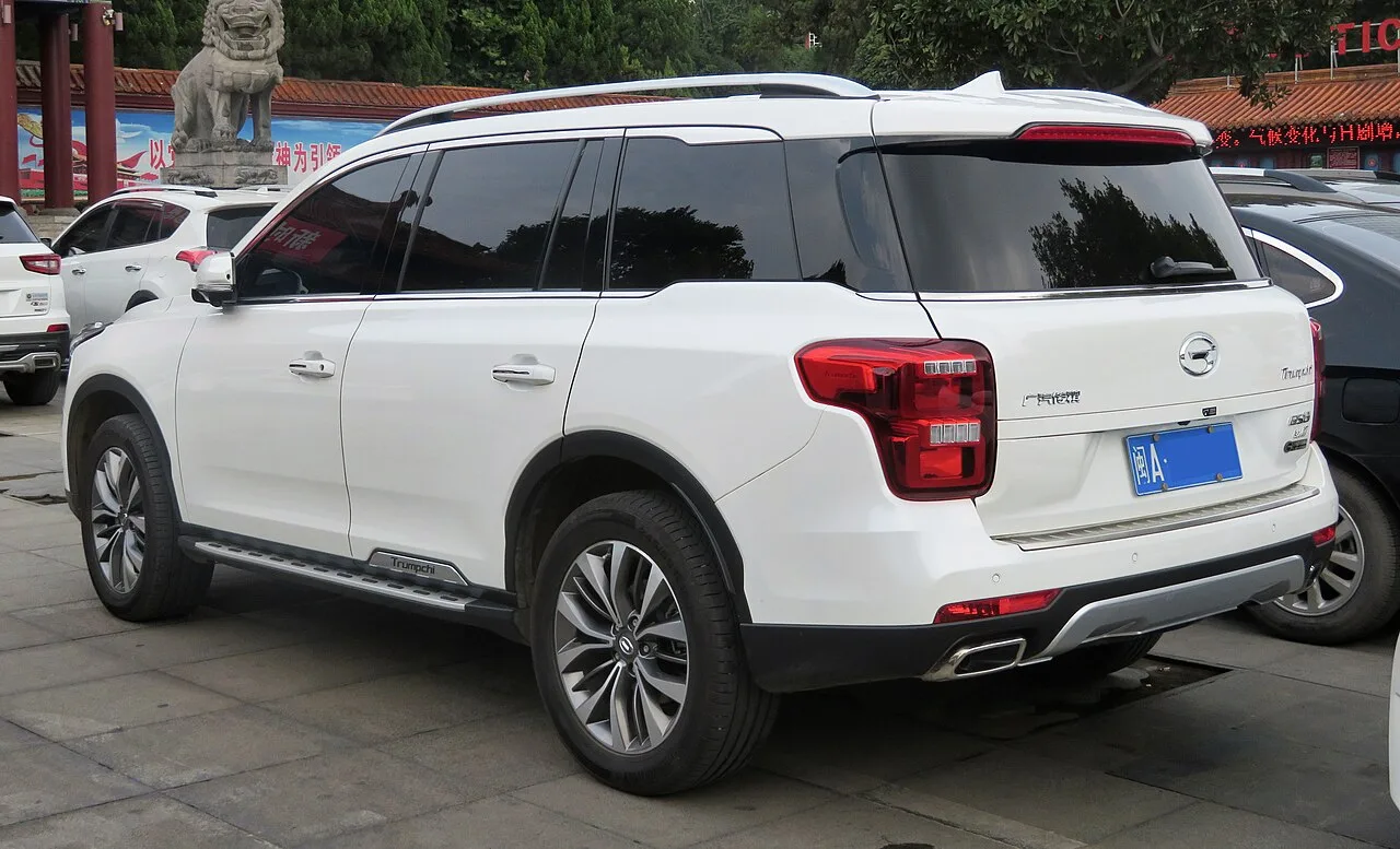 Trumpchi GS8 first generation, rear