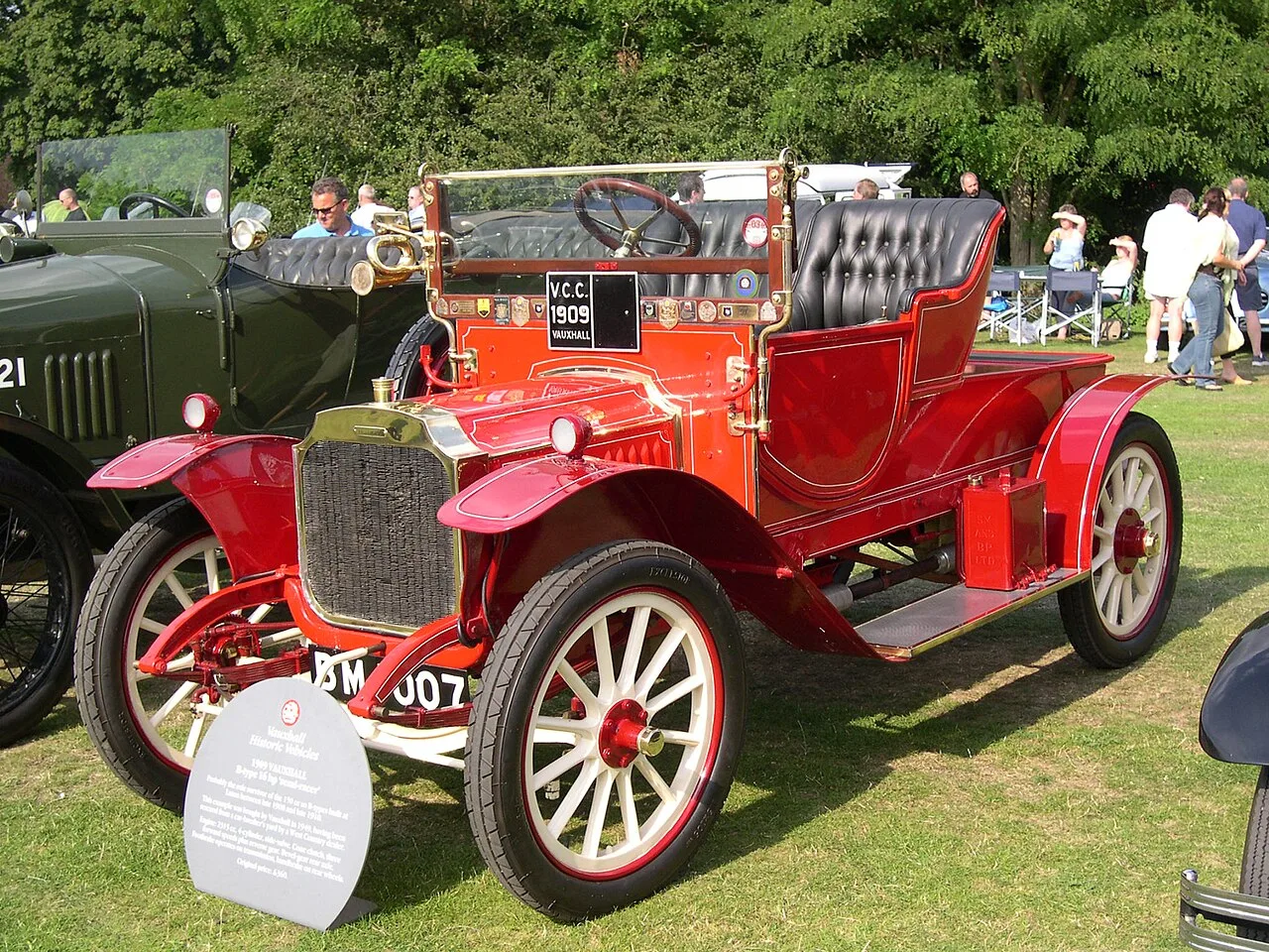 Vauxhall B-Type 27/30/35 hp, rear