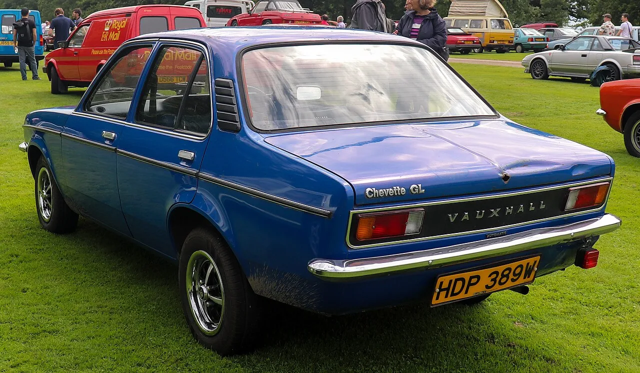 Vauxhall Chevette, rear