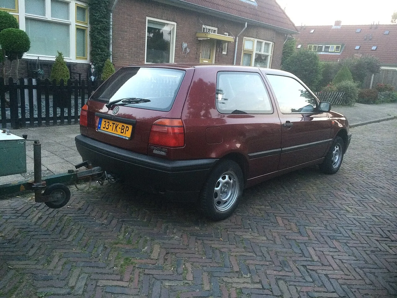 Volkswagen Golf Mk3, rear