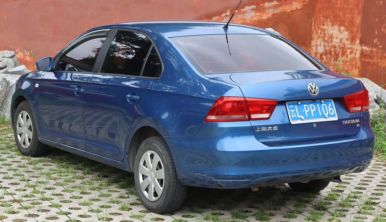 Volkswagen Santana Vista, rear