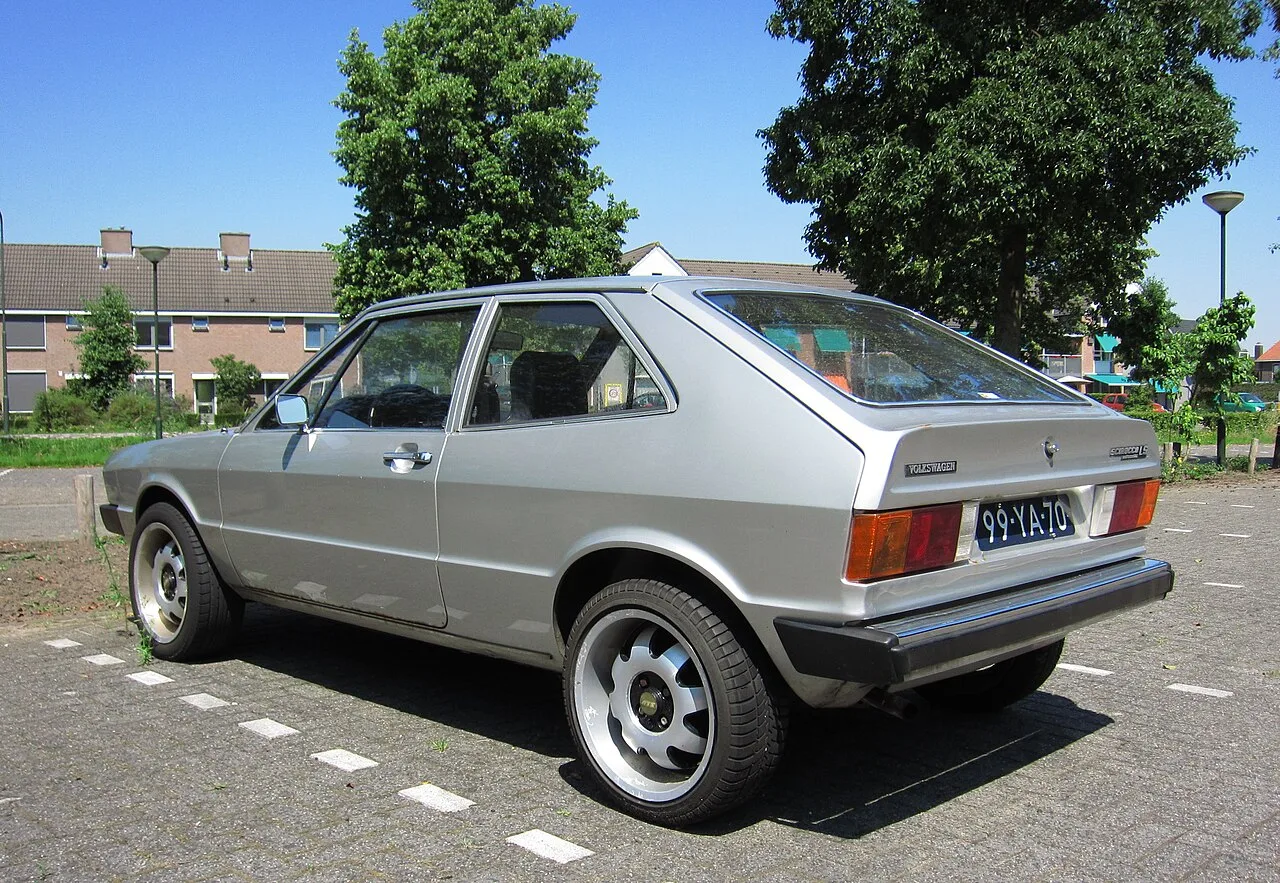Volkswagen Scirocco Mk1, rear