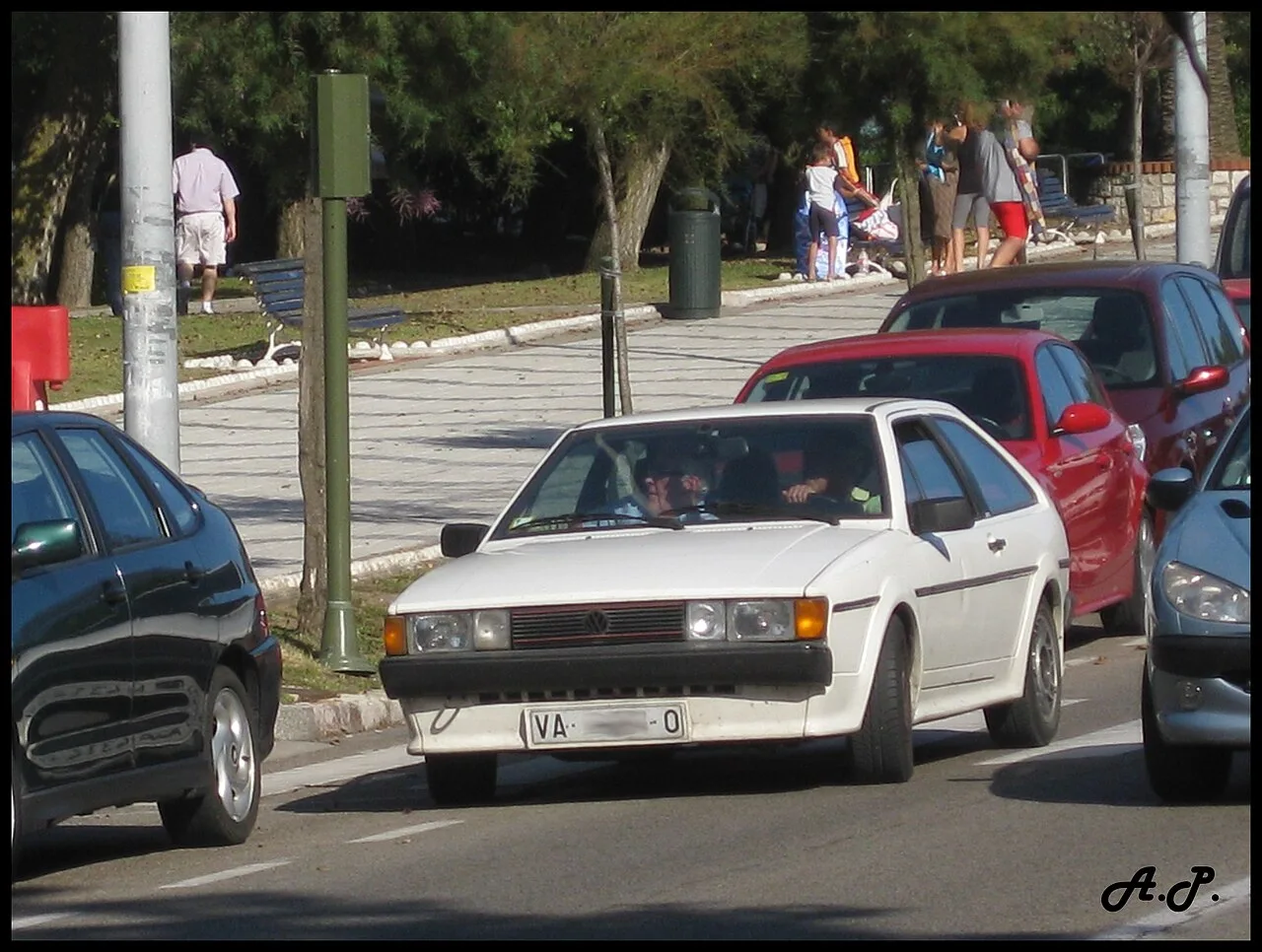 Volkswagen Scirocco Mk2, rear