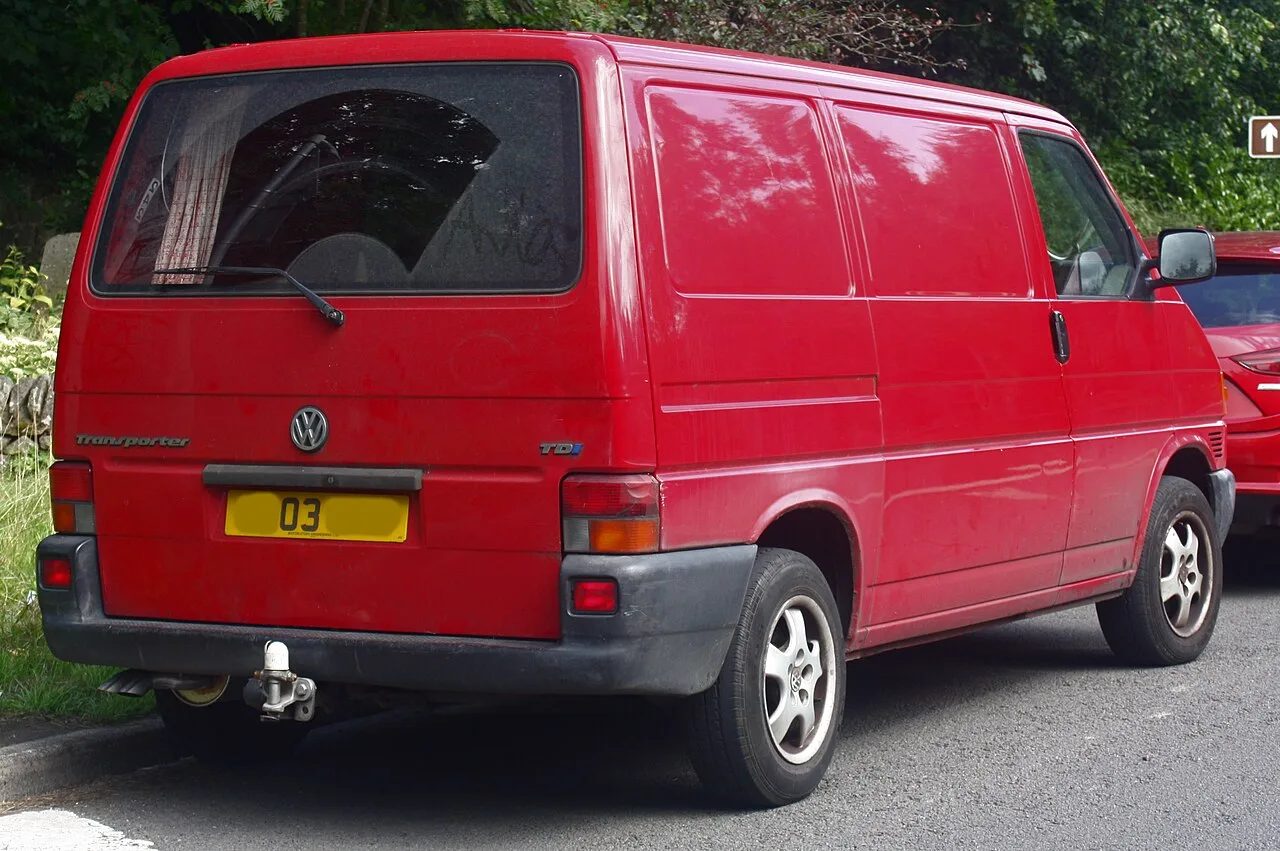 Volkswagen Transporter T4 / EuroVan, rear